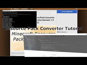 Minecraft Resource Pack Converter Tutorial (OLD)
