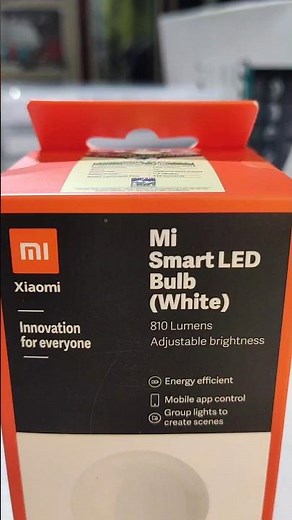 Mi Smart LED Bulb (White) Unboxing