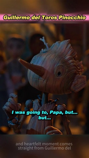 🤥Pinocchio Lies to Geppetto! Nose Grows Longer Classic Scene #GuillermoDelToroPinocchio #Pinocchio