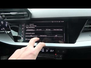 How to Find and Manage Navigation Settings in Audi A3 8Y (2020 - ...) - Manage Navigation