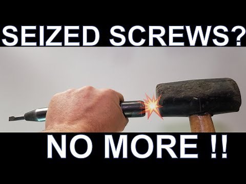 Removing Seized Rusted Screws With A Craftsman Hand Impact Tool