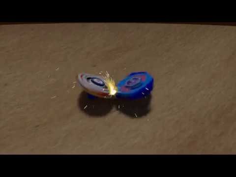Beyblade 3D Animation Battle: Meteo L-Drago vs Galaxy Pegasus