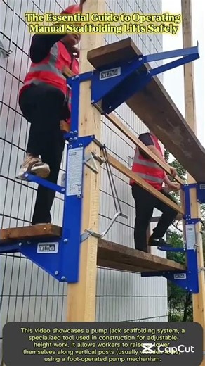 Understanding the Foot-Operated Pump Jack Scaffolding Mechanism