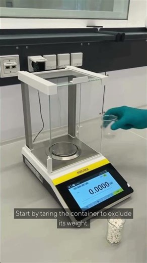 Still Counting Samples Manually? Let Your Balance Do It #science #laboratory