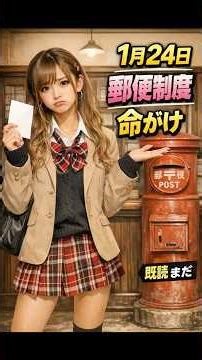 1月24日は郵便制度施行記念日 #今日は何の日 #雑学 #ショート法