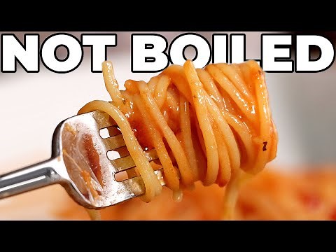 Don’t Boil your pasta, you’ll thank you