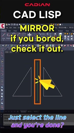[CAD LISP] MIRROR, if you're bored, be sure to check it out.