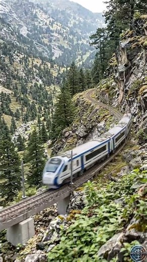 Vande Bharat Mountain Curve Run 😍🔥 Realistic Mini Train Like Never Before!