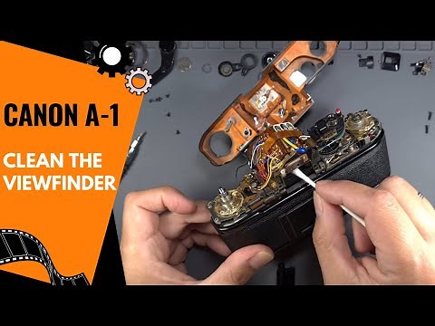 Canon A-1 - Clean the Viewfinder