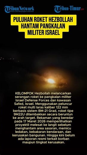PULUHAN ROKET HEZBOLLAH HANTAM PANGKALAN MILITER ISRAEL