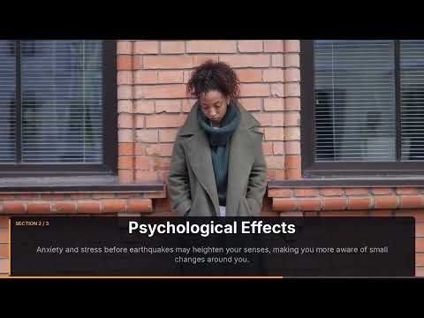 Can Your Body Detect Earthquakes Before They Happen?