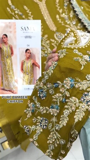 armani_premium on Instagram: "FOR ORDER: +92 336-9911-747 CODE: SANIA MASKATIYA PRICE••10000/- (UNSTITCHED) 📍 For Visit: Shop No 21-B, 1st Floor, Gate No 8, Motandas Market, Near Boulton Market, M.A Jinnah Road, Karachi 🇵🇰 FABRIC: PURE BAMBER CHIFFON DUPATTA: BAMBER CHIFFON LENGTH : 45 INCH WIDTH: 35 INCH TROUSER: RAW SILK WORK: THREAD,SEQ,ADDAWORK, STITCHING FACILITY ALSO AVAILABLE (3500 charges) depend on dress OTHER QUERIES/CALLING +923049967653"