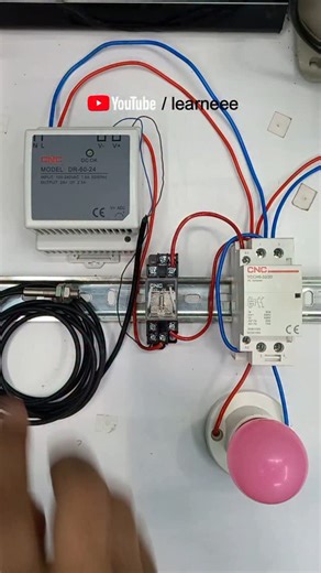 Learn EEE™ on Instagram: "Controlling modular contactor with proximity sensor... Follow @learneee for more technical stuff . . . #learneee #electrician #electrical #electricalengineer #contactor #electricianlife #sensor"