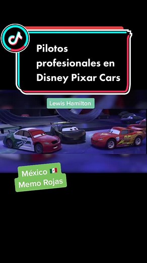 Pilotos Profesionales en Cars 2: Lewis Hamilton, Memo Rojas y más