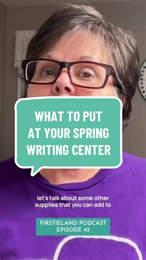 Comment “EPISODE 42” for more ideas for your Spring writing center. ✏️ Your writing center doesn’t need a big overhaul for spring. Sometimes a few small changes can make kids excited to write again. Try adding: • Spring themed paper with fun borders • Pastel crayons or markers • Cute erasers from Dollar Tree • Spring stickers for making sticker stories One of my favorite ideas is letting kids create a picture with a few stickers and then write a story about it. It’s simple, but they love it. 🌸 