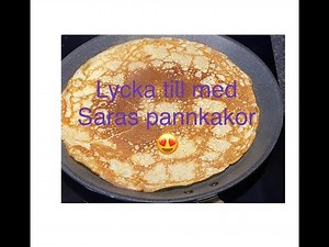 Saras pannkakor, snabbt och enkelt