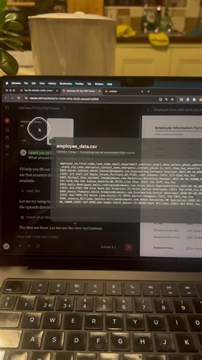 Claude to Fill Out Multiple PDFs from CVS Files