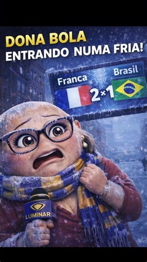 BRASIL PERDEU PRÁ FRANÇA DE NOVO!! #esporte #canalluminar #gol #copa2026