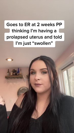 And that’s on students seeing people in the ER, same doctor that almost sent me home while I’m ACTIVE labor #postpartum #prolapse #twoundertwo