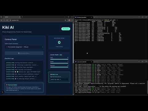 Kiki AI: Real Kubernetes Chaos Engineering with AI | WeMakeDevs Hackathon