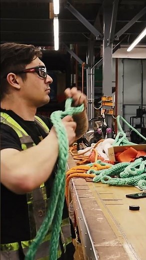 Start To Finish: How a HMPE Whip Check Is Made #howitsmade #syntheticrope #rope