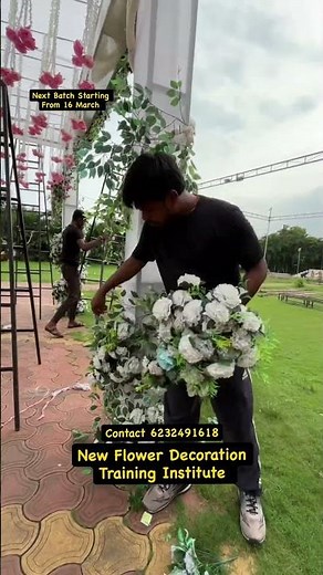 Decoration with Flower work ￼