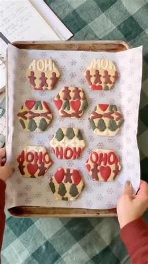 If you are like me, you don’t need another excuse for mini cookie cutters, but in case you do, these cookies are a great one! I used a lot of letters and a few other festive shapes because I wanted it#fbreels #viralreels #trendingreels #viralvideo #fbviral #fyp | Sleeping makes me hungry