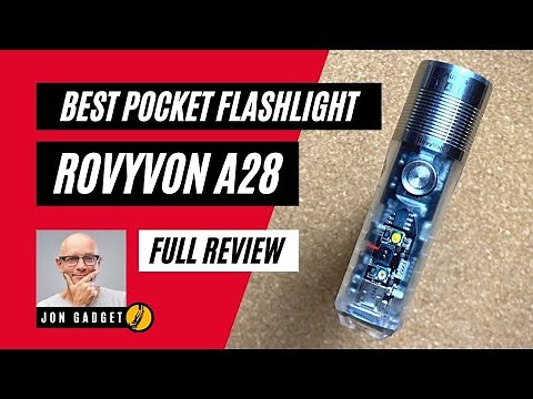 Rovyvon A28 the best pocket flashlight full review