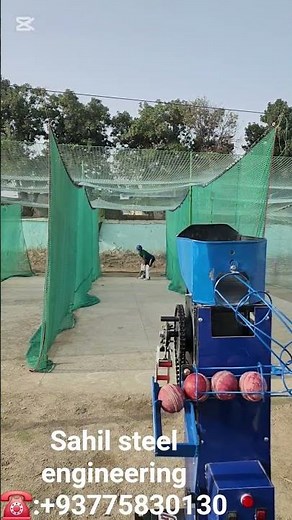 Cricket balling machine and knocking machine electronic automatic
