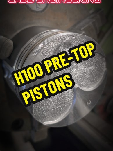 H100 Diesel engine overhaul.... pistons heights sorted 👌 #Cass #h100 #diesel #engine