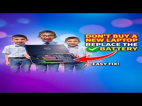 How to replace laptop battery dell inspiron? #delllaptop #laptoprepair #batteryreplacement