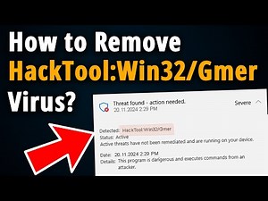 HackTool:Win32/Gmer: How to Manually Remove it?