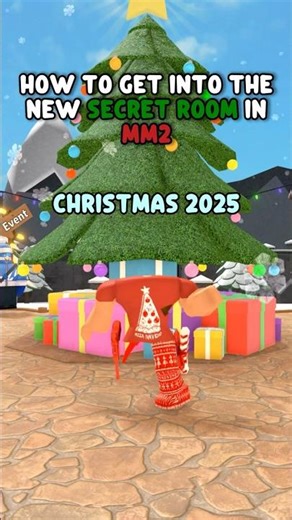 HOW TO GET INTO THE NEW SECRET ROOM IN MM2 CHRISTMAS UPDATE 🎅❄️