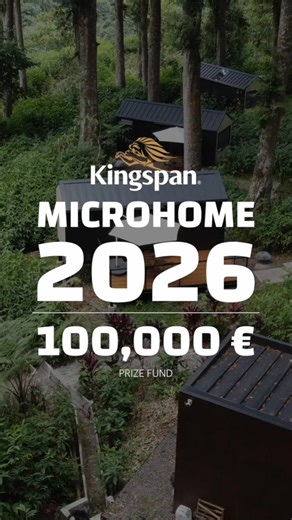 7.1K views | Annual open ideas competition MICROHOME 2026 — third collaboration with Kingspan — €100,000 prize fund to design a new concept for small-scale living | Architecture Competitions | Facebook