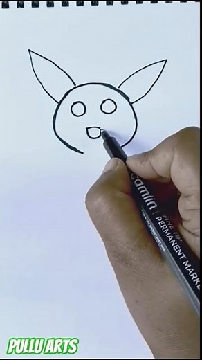 Pikachu Drawing | How To Draw Pikachu | Pokemon | #pikachu