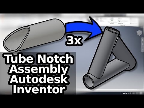 Tube Notch Assembly | Autodesk Inventor