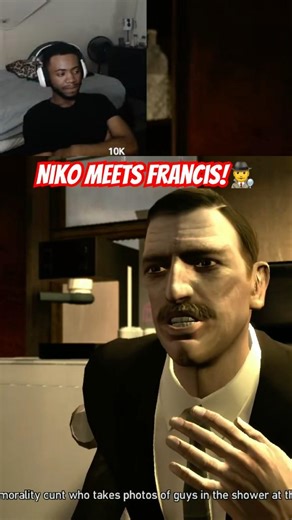 Niko Bellic Meets Francis!🕵️‍♂️ #GTA4 #GTAIV #GTA #Shorts