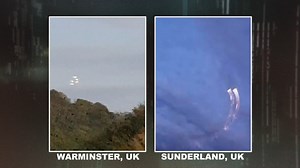 40K views · 1.2K reactions | Eyewitness video taken in England shows a strange orb splitting multiple times in the sky. Experts examine this footage for answers. | The Unxplained Zone | Facebook