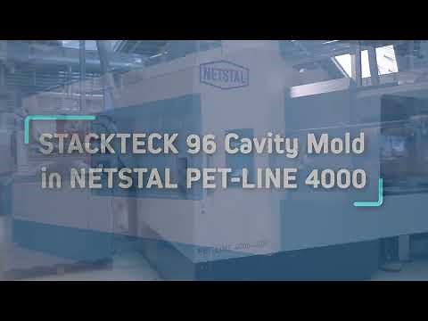 StackTeck 96 cavity Mold with Netstal PET-LINE 4000 Machine