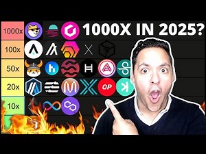 CRYPTO ALTCOINS WITH 100-1000X POTENTIAL BY 2025?!! (MULTIPLIER TIER LIST)