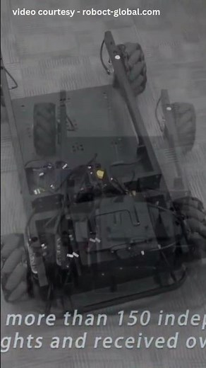 This Robot Wheel Moves Sideway Without Turning 🤯