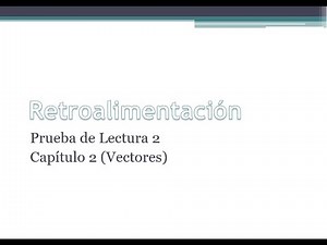 Reading Test 02 Chapter 2 (Vectors)