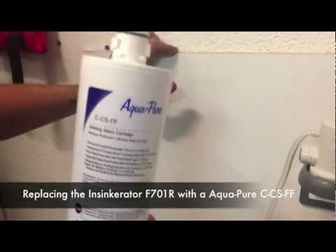 Replacing the Insinkerator F-701R with a Aqua-Pure C-Cyst-FF or C-CS-FF