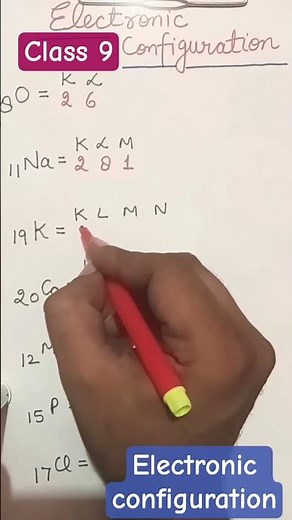 Amazing electronic configuration method 😲💯#science #study #education