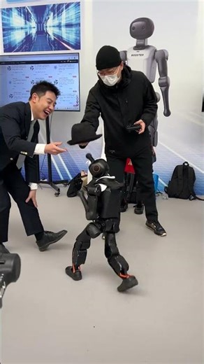 A Robot Playing and Having Fun with a Human
