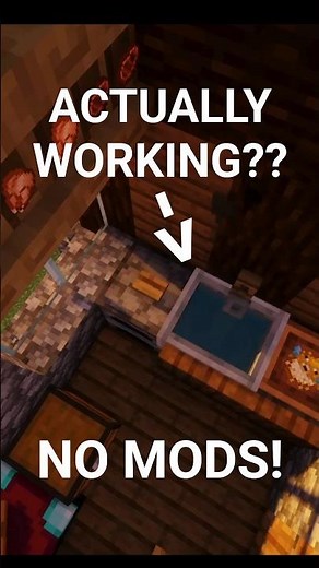 Easy WORKING SINK in Minecraft #minecraft #minecraftbuild #minecraftshorts #minecrafttutorial