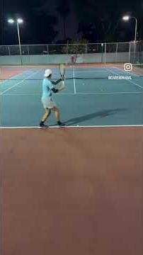 Little bit of forehand and backhand training #roadtopro #tennis #progress #fyp #viral
