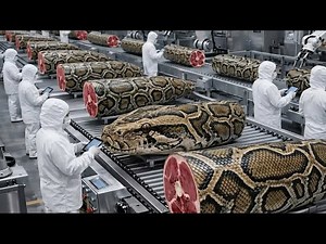 AI Technology Exposed: Python Farming Process for Meat and Skin