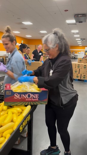 At Compass Silicon Valley, we don’t just sell homes; we build communities! We packed 19,500 pounds of fresh produce today, enough to support 780 families this week. Service looks good on us! Even if some of us took an asparagus juice shower! #compasscares #thisiscompass #secondharvestfoodbank | Jeanette Salceda