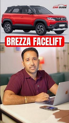 Brezza Facelift with Hybrid ? Underbody CNG ? #brezza #marutisuzuki #carnews #news